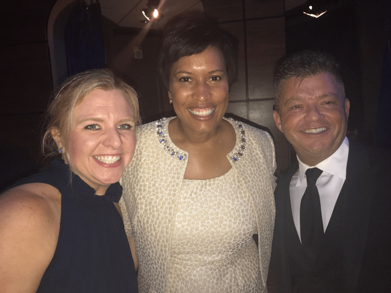Just hanging with Mayor Muriel Bowser, like you do